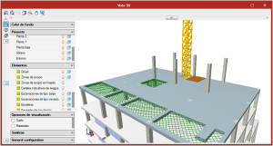 Open BIM Health and Safety. Collective protection systems. Protection for floor slab openings